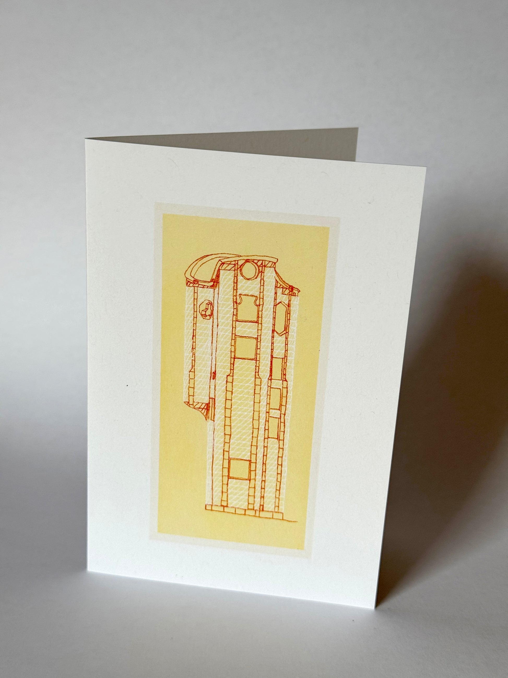Pack of ten 'Wallflower I' Greeting Cards